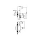 Смеситель для биде AV Engineering Pos AVPOS2-A174-120 D35