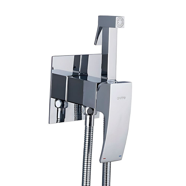 Душ гигиенический со смесителем Gappo G7207-1 хром