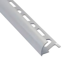 Раскладка наружная Ideal 081 под плитку 10 мм металлик серебристый 2.5 м