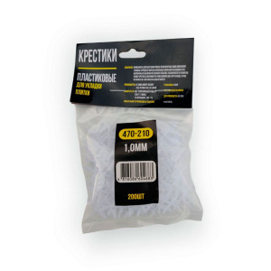 Крестики для плитки Hiborg Y-470-210 1 мм 200 шт