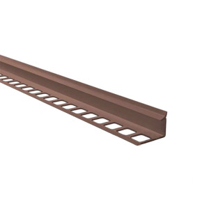 Профиль внутренний Deconika 019-О под плитку 8 мм коричневый глянцевый 2.5 м