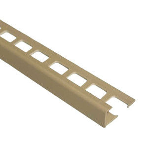 Профиль наружный Deconika 008-G под плитку 10 мм слоновая кость глянцевый 2.5 м