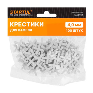 Крестики д/кафеля 4,0мм 100шт STARTUL MASTER