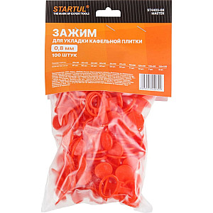 Зажим для укладки кафельной плитки Startul Master ST4403-08 0.8 мм 100 шт