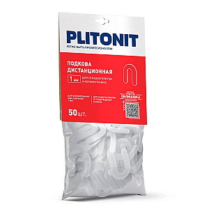 Подковы дистанционные Plitonit Н011495 1 мм 50 шт