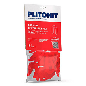 Подковы дистанционные Plitonit Н011496 1.5 мм 50 шт