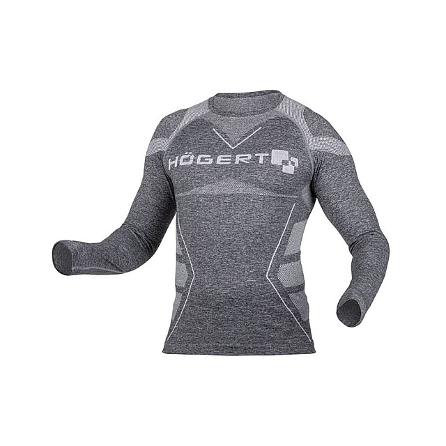 Термобелье бесшовное Hoegert Oste HT5K392-XL-2XL футболка серая XL-2XL (54-56)
