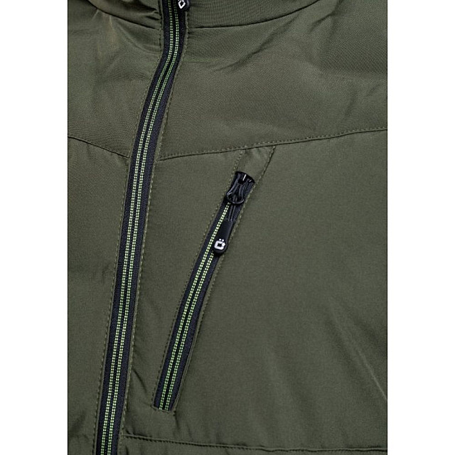 Куртка yтепленная Hoegert Paul HT5K924-M с капюшоном оливковая M/50