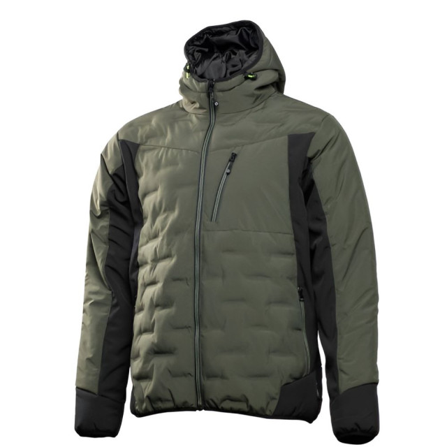 Куртка yтепленная Hoegert Paul HT5K924-XL с капюшоном оливковая XL/54