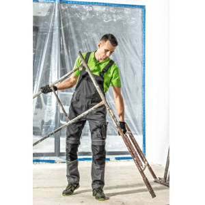 Комбинезон Hoegert Lemberg HT5К801-1-3XL защитный размер 3XL темно-серый