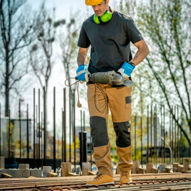 Брюки Hoegert Edgar НТ5К276-2-3ХL защитные размер 3ХL темно-бежевые