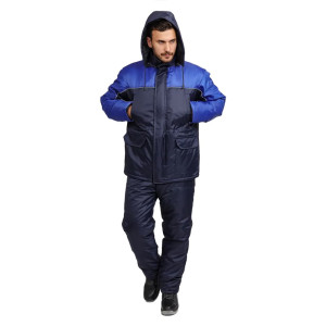 Костюм утепленный ГК Артекс Балтика размер 60-62 рост 182-188 синий+василек