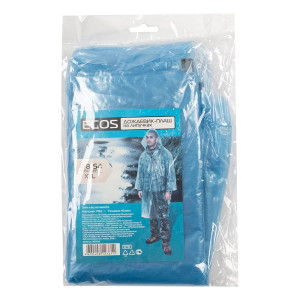 Дождевик Ecos 3932 плащ на липучках размер 48-54 XXL