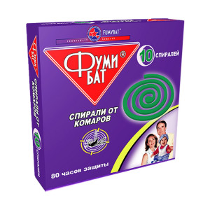 Спирали от комаров Фумибат 10 шт