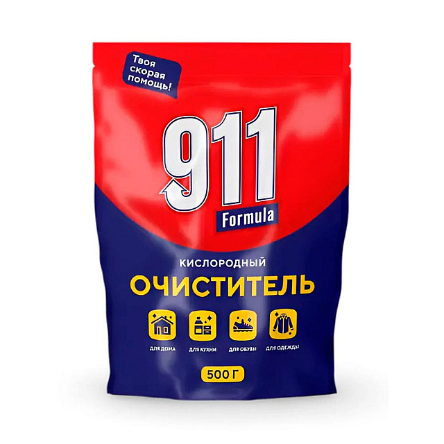 Очиститель кислородный 911 Formula универсальный 500 г