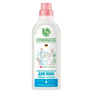Средство для мытья пола и поверхностей Synergetic Нежная чистота антибактериальное 750 мл