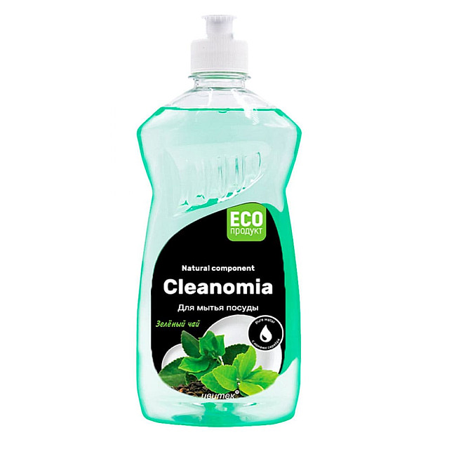 Средство для мытья посуды Cleanomia Зеленый чай 0.45 л