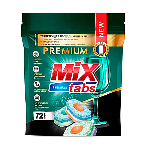 Таблетки для посудомоечных машин Mix Tabs Premium 72 шт