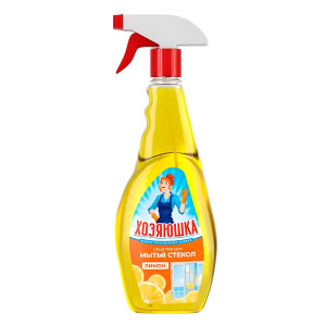 Средство для мытья стекол Хозяюшка Лимон 750 мл