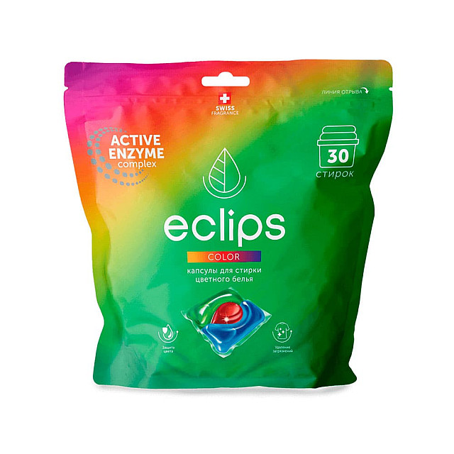 Капсулы для стирки Eclips Color 30 шт