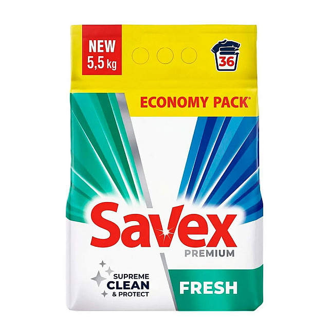 Средство моющее Savex Fresh для машинной стирки 5.5 кг