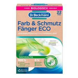 Салфетки Dr. Beckmann Эко ловушка для цвета и грязи 22 шт