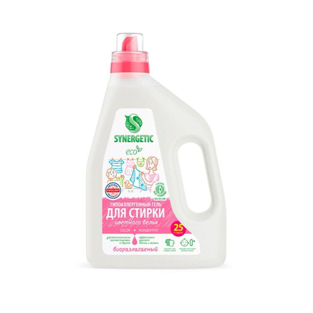 Гель для стирки Synergetic Color 1.5 л