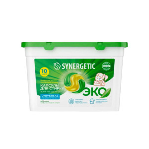 Капсулы для стирки Synergetic Universal 10 шт