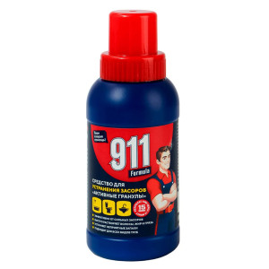 Средство для устранения засоров 911 Formula Активные гранулы 250 г