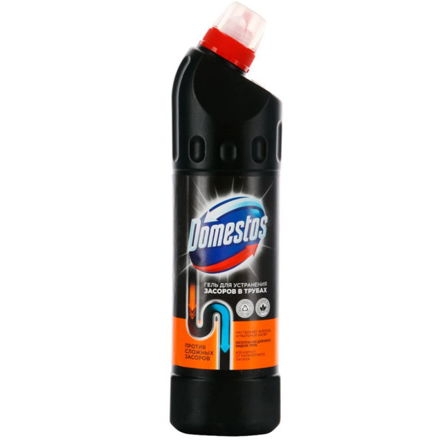 Средство для устранения засоров в трубах Domestos 750 мл