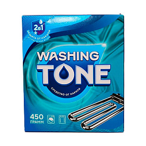 Средство для предотвращения образования накипи в стиральных машинах Washing Tone 450 г