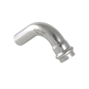 Угольник Valtec 90° ВР/НР 22*22 нержавеющая сталь