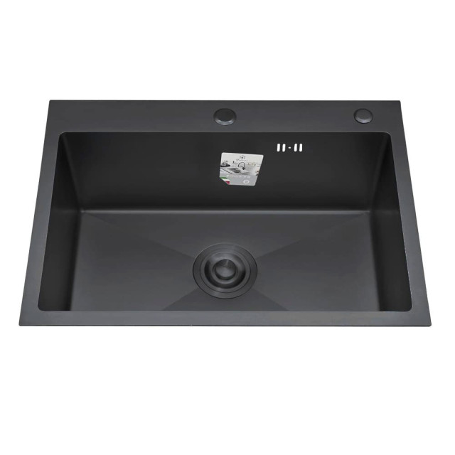 Мойка кухонная Diadonna DS6050B 600*500*200 мм черная