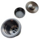 Мойка кухонная Diadonna DS6050B 600*500*200 мм черная