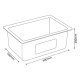 Мойка кухонная Diadonna S6050B графит 600*500*200 мм