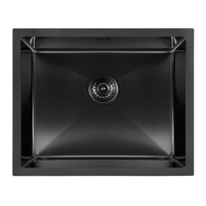 Мойка Astra Black Decor 550*450 мм с коландером