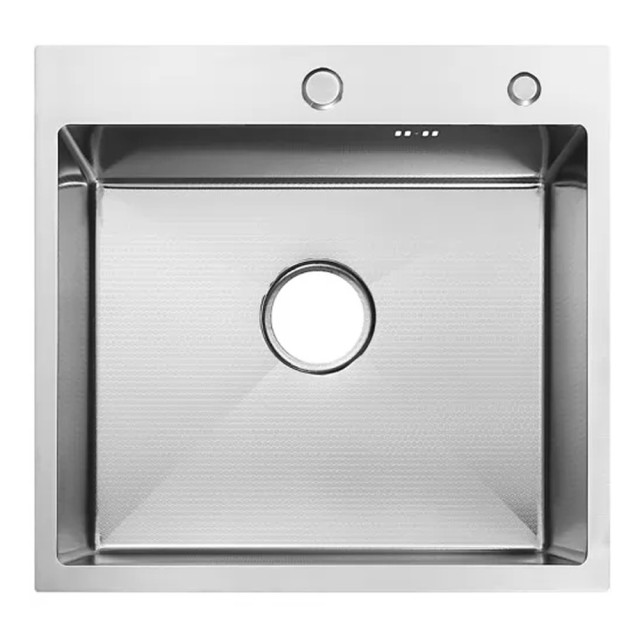 Мойка Astra Satin Decor 500*500 мм с коландером и дозатором