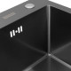 Мойка кухонная Arfeкa Eco ar L Black pvd nano 650*500 мм