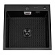 Кухонная мойка с PVD покрытием DS5050BL 500*500*200 мм