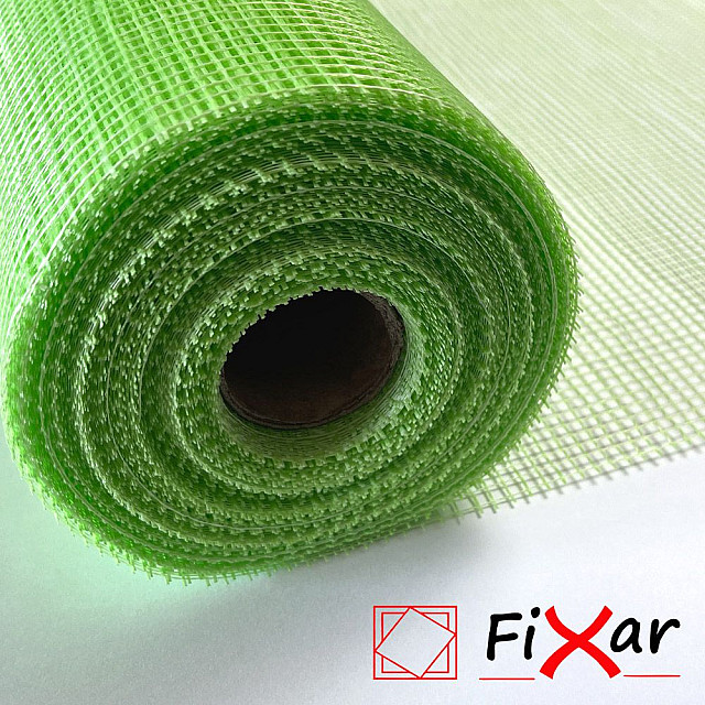 Стеклосетка штукатурная Fixar ССШ-160 FIX-0003 5*5 мм ультразелёная 1*50 м
