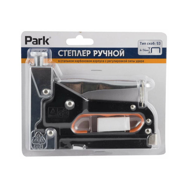 Степлер ручной Park 009172 скобы 53 4-14 мм регулируемый