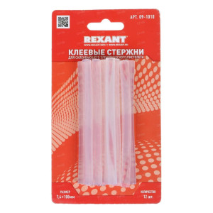 Стержни клеевые Rexant 09-1010 прозрачные 7*100 мм 12 шт