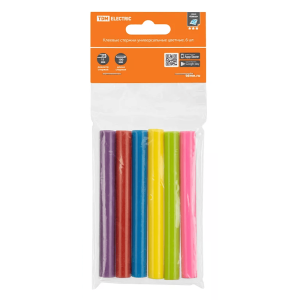 Стержни клеевые TDM Electric Алмаз SQ1024-0518 цветные 11*100 мм 6 шт