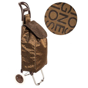 Сумка-тележка хозяйственная MonAmi 1301-Т цвет №3 коричневый