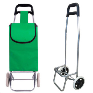 Сумка-тележка хозяйственная MonAmi 1612 цвет №28 зеленый