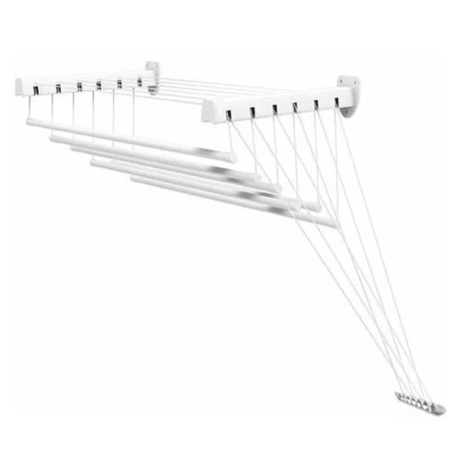Сушилка стеновая Perfecto Linea 36-003101 6 стержней белая 1 м