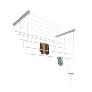 Сушилка потолочная Лиана СП-002 стальная 5 стержней белая 1.4 м