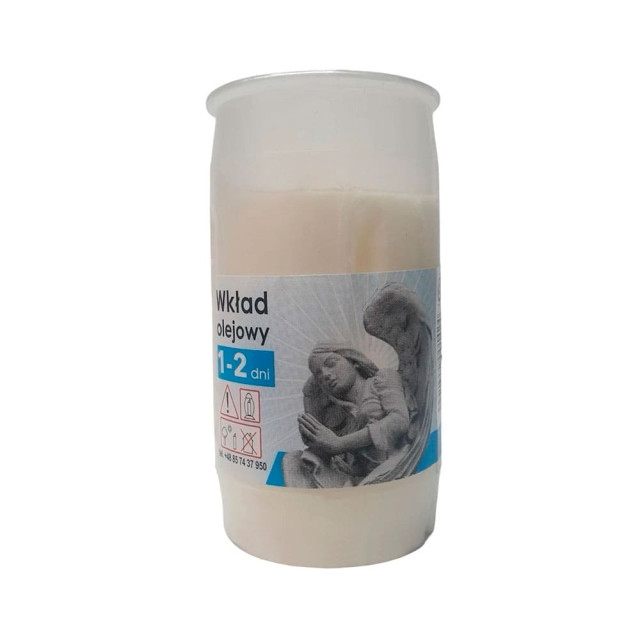 Свеча вставка SAS OL-23 ритуальная пластмассовая