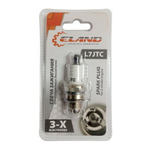 Свеча Eland L7JTC 3 Electrodes Spark-05 для бензотриммера/бензопилы