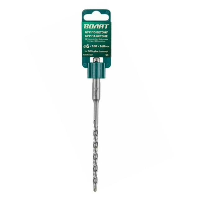 Бур Волат 82106-160 SDS-plus 6*100*160 мм